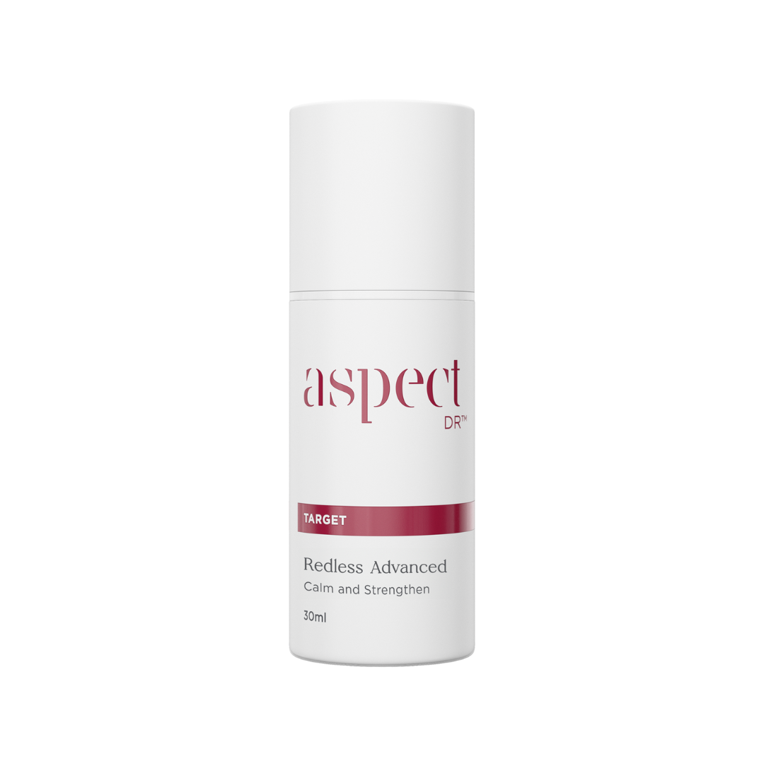 Aspect Dr skincare white bottle 