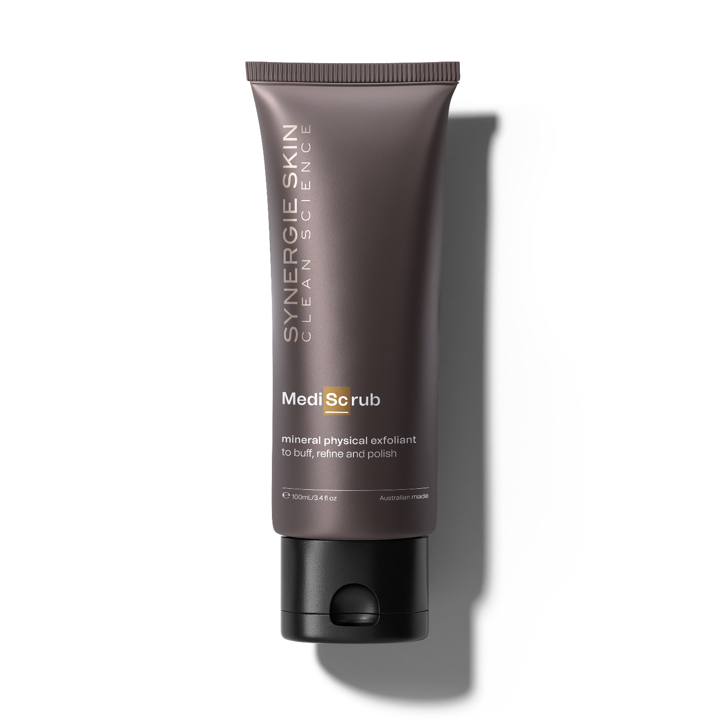 Synergie Skin MediScrub Facial Exfoliant 100ml - clinical grade mineral scrub for congestion and blackheads, buy online Australia