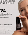 Synergie Skin Press Pause 30ml - 90% saw visible reduction in wrinkles, menopause serum buy online Australia