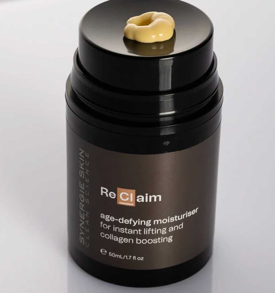 Synergie Skin ReClaim 50ml anti-ageing moisturiser jar - peptide and marine biotechnology face cream Australia