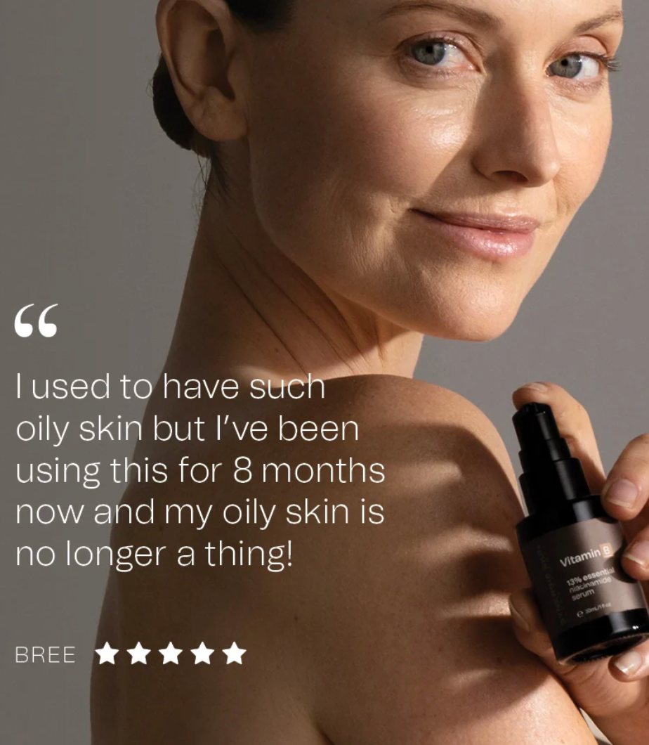 Synergie Skin Vitamin B 30ml customer review - niacinamide serum for oily skin buy online Australia