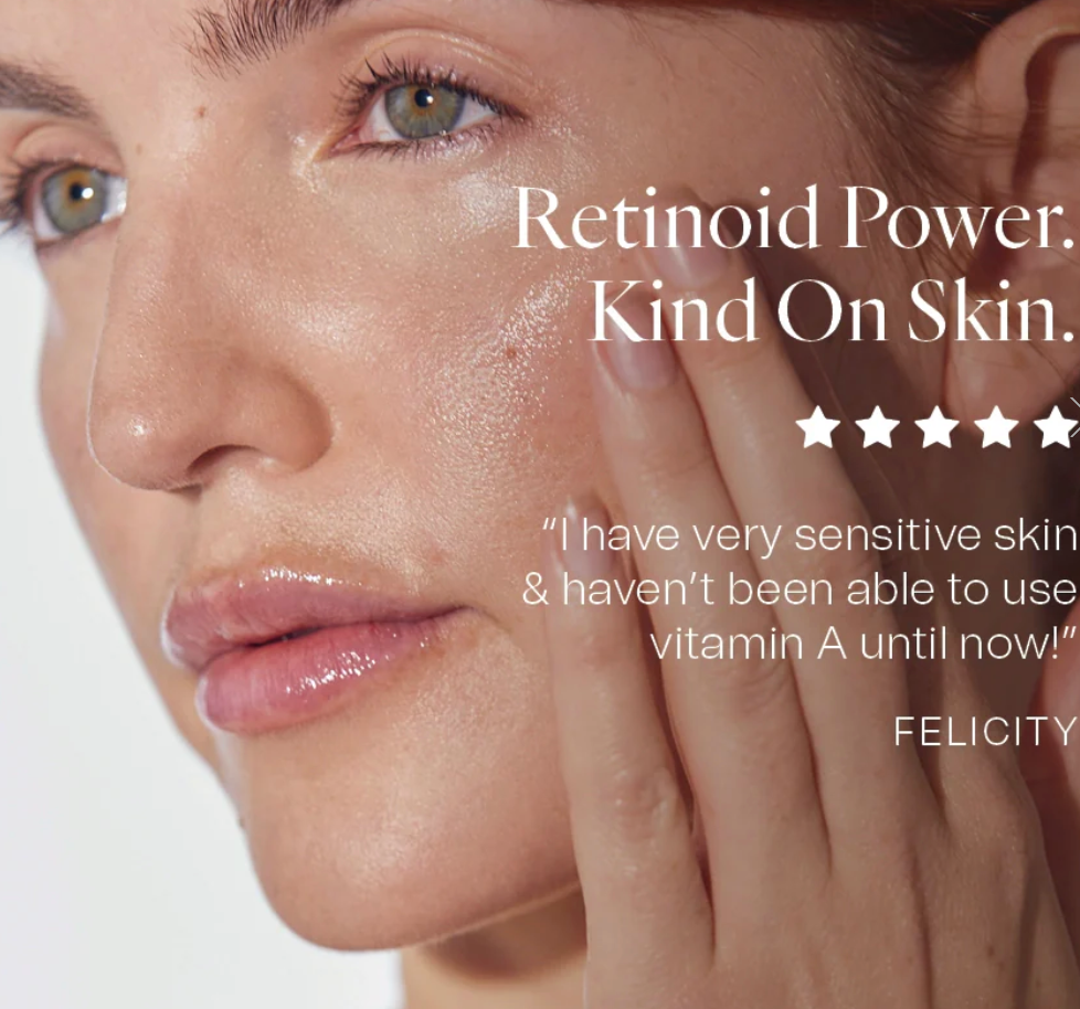 Synergie Skin Ultimate A - retinoid power kind on skin, gentle retinol night serum for sensitive skin Australia