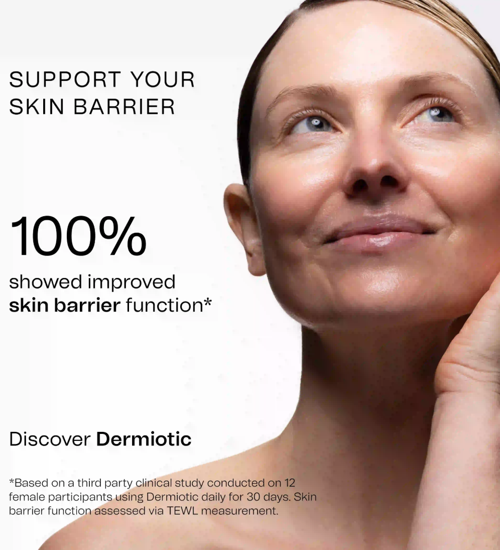 Synergie Skin Dermiotic - 100% showed improved skin barrier function, probiotic serum Australia