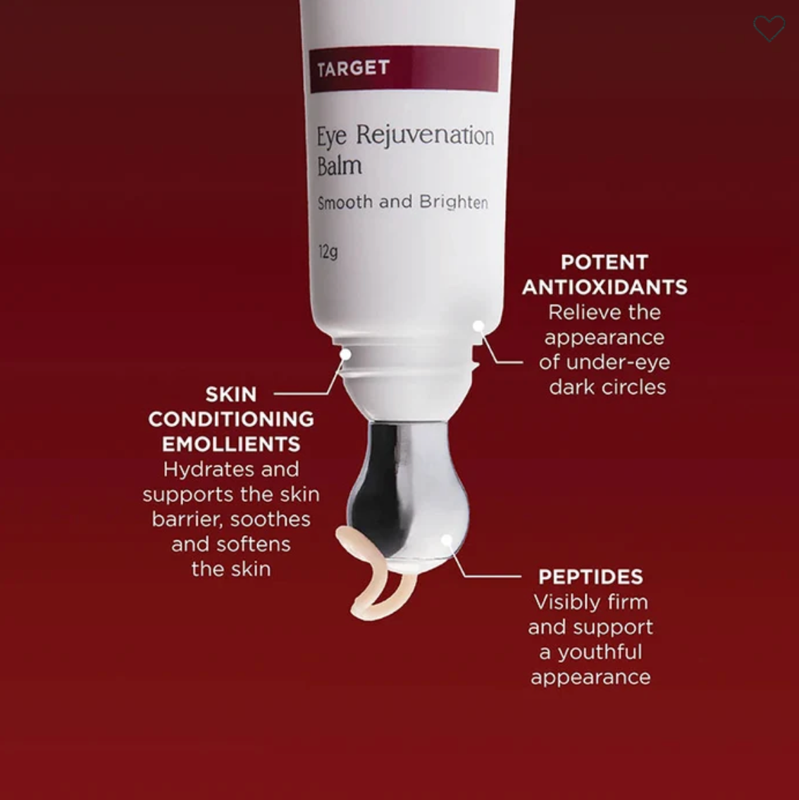 Aspect Dr Eye Rejuvenation Balm texture close-up, peptide eye balm for fine lines and elasticity