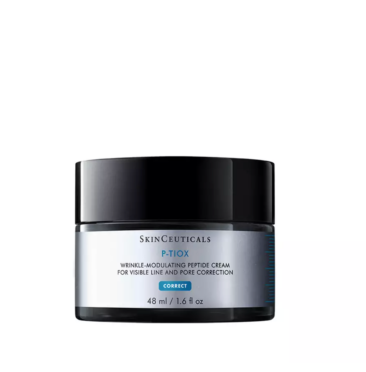 SkinCeuticals P-TIOX Anti-Wrinkle Cream 48ml wrinkle-modulating peptide moisturiser jar for visible line and pore correction
